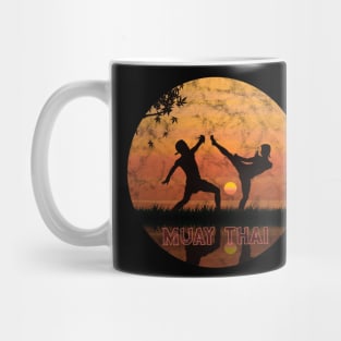 Muay Thai Kickboxing Boxers Thailand Mug